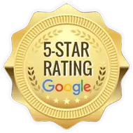 5 star Google rating